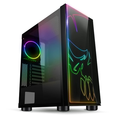 Boitier gamer rgb ghost one - pc,